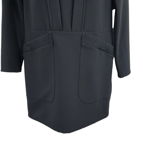COLORBLOCK WOMENS SIZE MEDIUM LONG SLEEVE BLACK DRESS - Picture 4 of 7